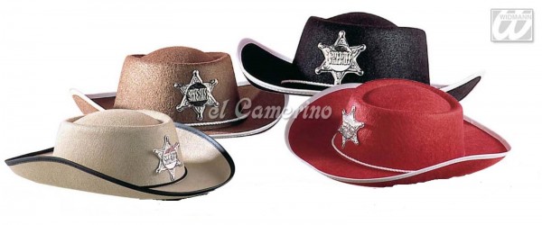 Sombrero VAQUERO SHERIFF NIÑO - el Camerino