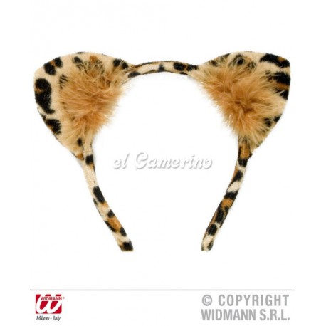 OREJAS LEOPARDO con diadema